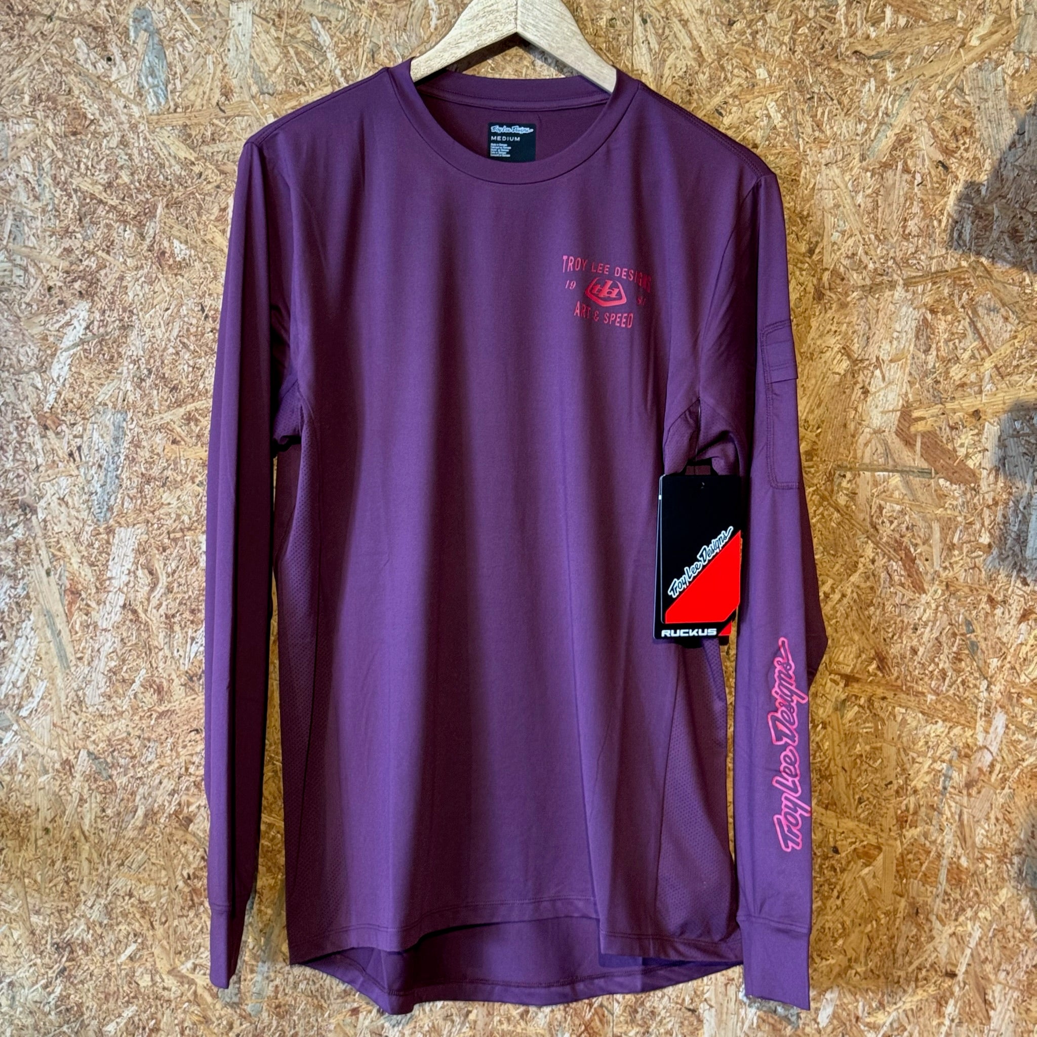 TROY LEE DESIGNS RUCKUS L/S RIDE TEE LOCKDOWN–SANGRIA | 秩父の 
